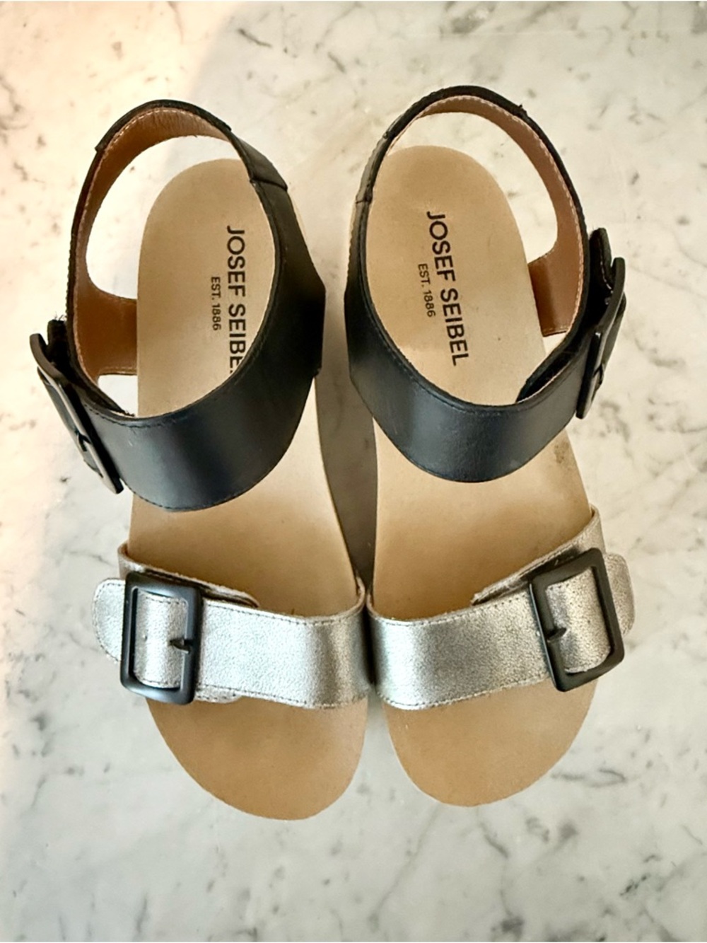 Josef Seibel Quinn 02 Wedge Sandal in Balsalt size 39 - Picture 7 of 10